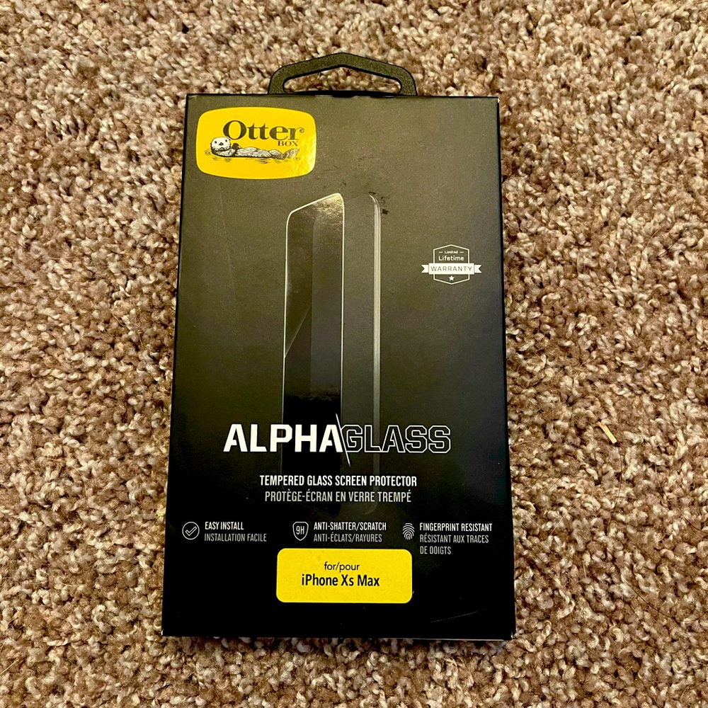 Otterbox Alpha Glass Screen Protector iPhone XSMax